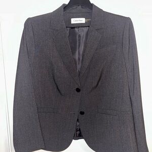 Calvin Klein Women's Charcoal Blazer